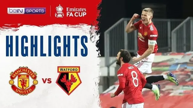 VIDEO: Highlights Piala FA, Manchester United Menang Tipis Melawan Watford 1-0