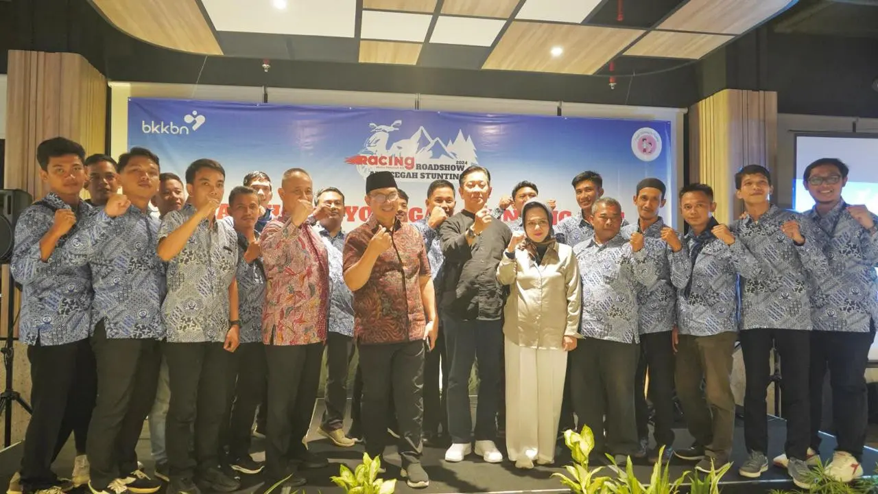 Ratusan motor yang dikendarai Penyuluh KB (PKB) dan Petugas Lapangan Keluarga Berencana (PLKB) yang berasal dari berbagai daerah di Pulau Jawa memadati Hotel Ibis, Kulon Progo, Daerah Istimewa Yogyakarta, Jumat (23/8/2024) (Istimewa)