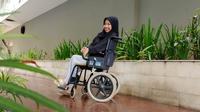 Laninka Siamiyono Beauty Vlogger Disabilitas, Meruya Jakarta Barat, Jumat (3/1/2020).