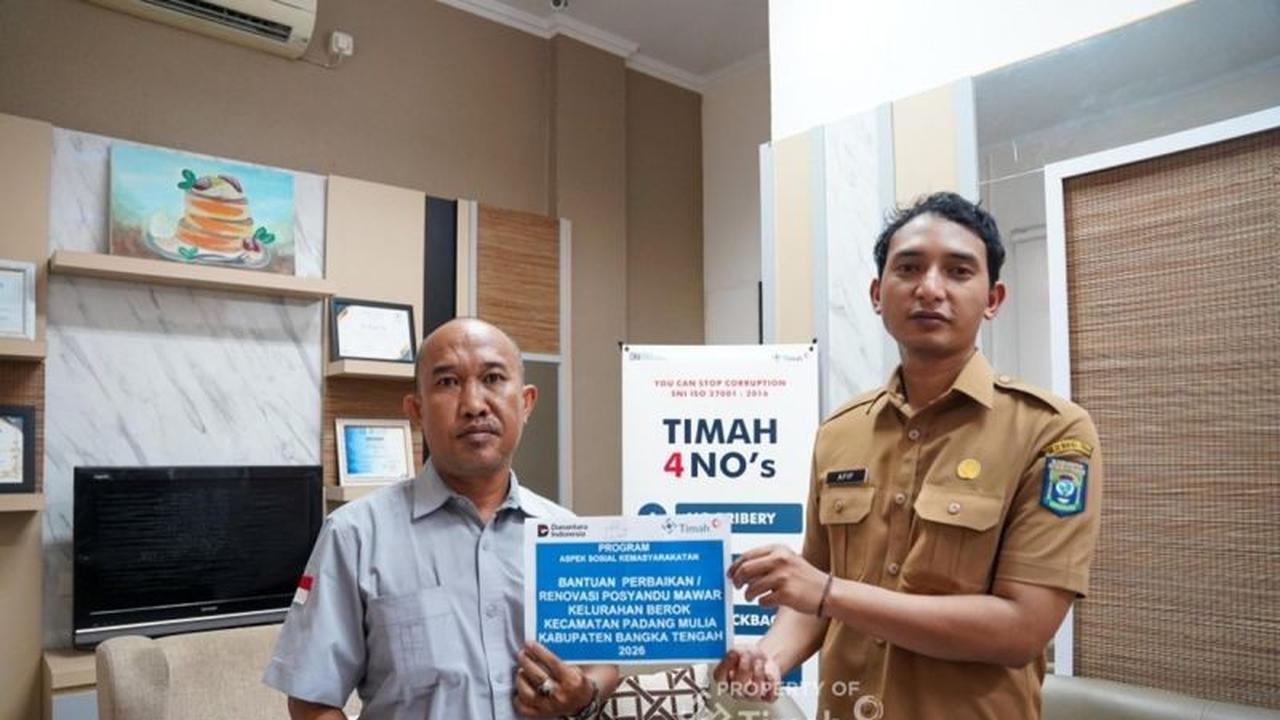 PT Timah Tingkatkan Layanan Kesehatan Warga dengan Renovasi Posyandu Berok