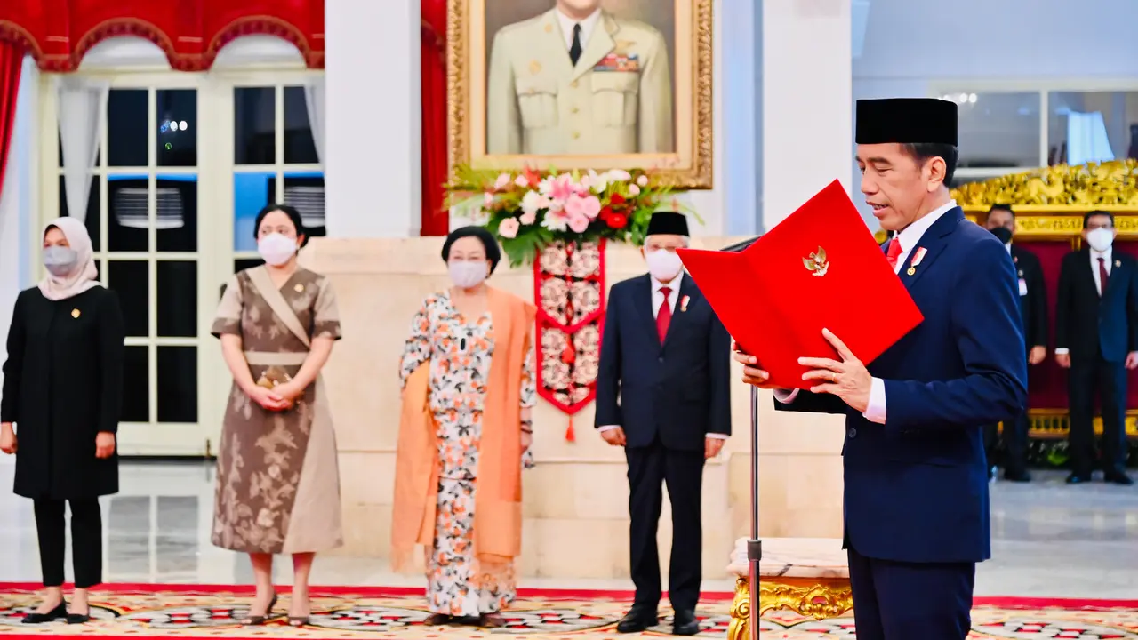 Presiden Jokowi Lantik Laksamana Yudo Margono sebagai Panglima TNI