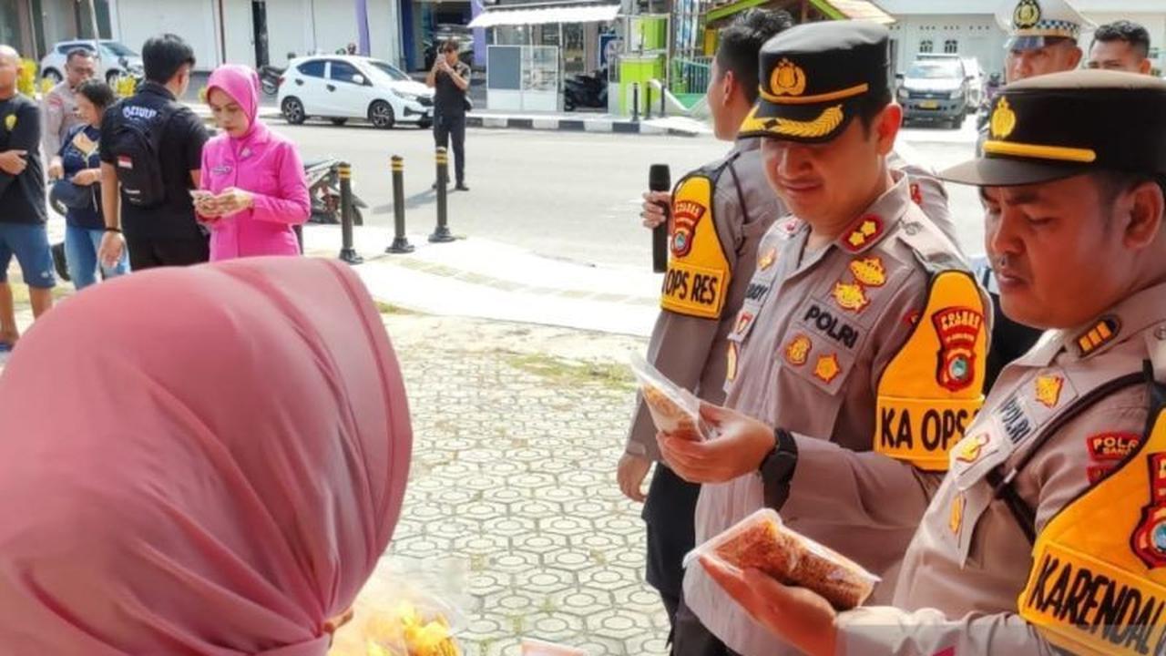 Polres Bangka Gelar Gerakan Pasar Murah di Sungailiat, Jaga Stabilitas Harga Jelang Lebaran
