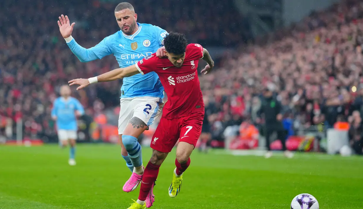 The Citizens unggul lebih awal melalui gol John Stones di menit ke-23. (AP Photo/Jon Super)
