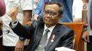 <p>Mahfud hadir dalam posisinya sebagai Ketua Komite Pencegahan Tindak Pidana Pencucian Uang (TPPU) dan Sri Mulyani sebagai anggota. (Liputan6.com/Faizal Fanani)</p>