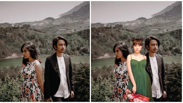 6 Editan Foto Fiersa Besari Saat Prewedding Ini Bikin 