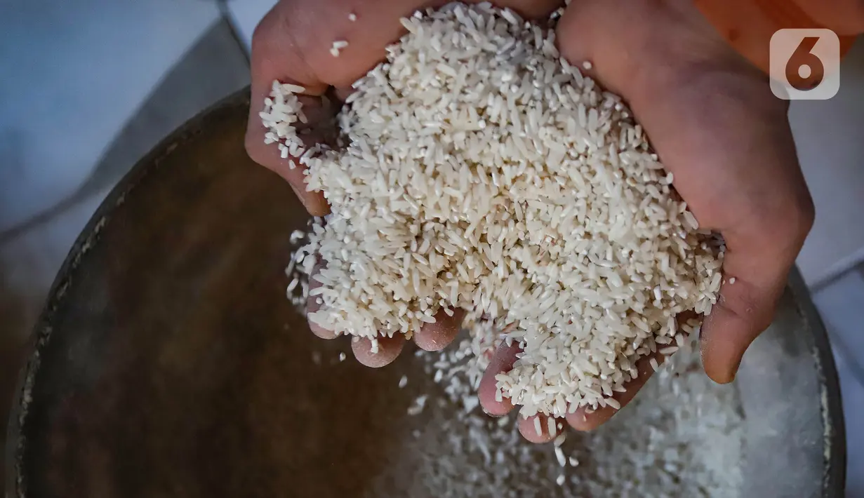 Begitu pun dengan harga beras medium yang ikut naik Rp70 menjadi Rp13.520 per kilogram. (merdeka.com/Arie Basuki)