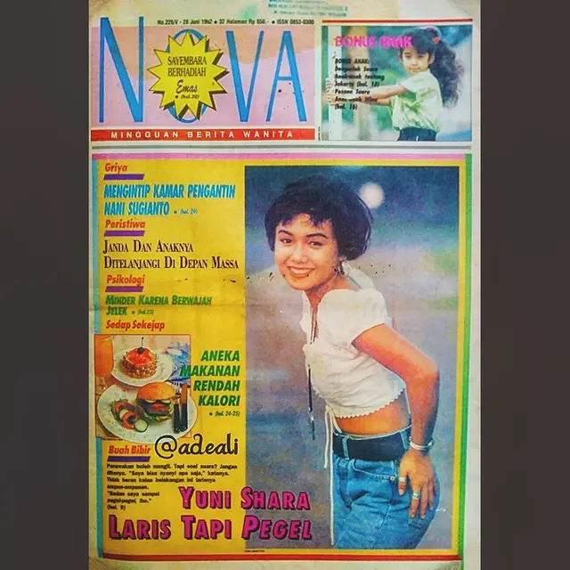 Ulang Tahun ke-49 Tahun, Ini 6 Potret Lawas Masa Remaja Yuni Shara