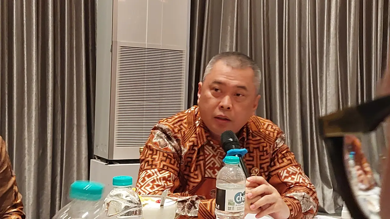 Menteri Perhubungan Dudy Purwagandhi dalam diskusi media soal ODOL di Jakarta, Rabu (9/7/2025). (Arief/Liputan6.com)