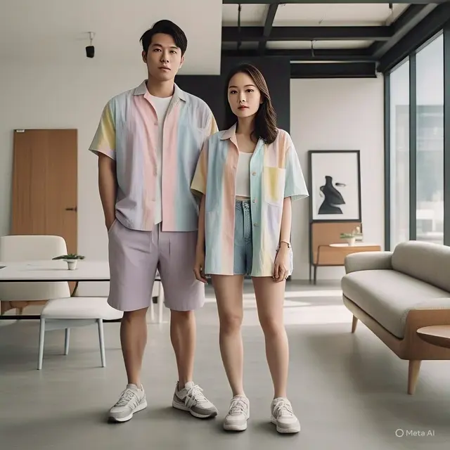 Couple Outfits dengan Pasangan, Tampil Serasi Meski Minimalis