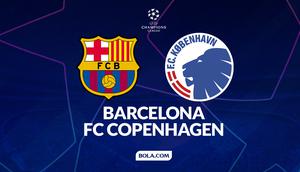Barcelona vs FC Copenhagen di Liga Champions. (Bola.com/Gregah Nurikhsani)