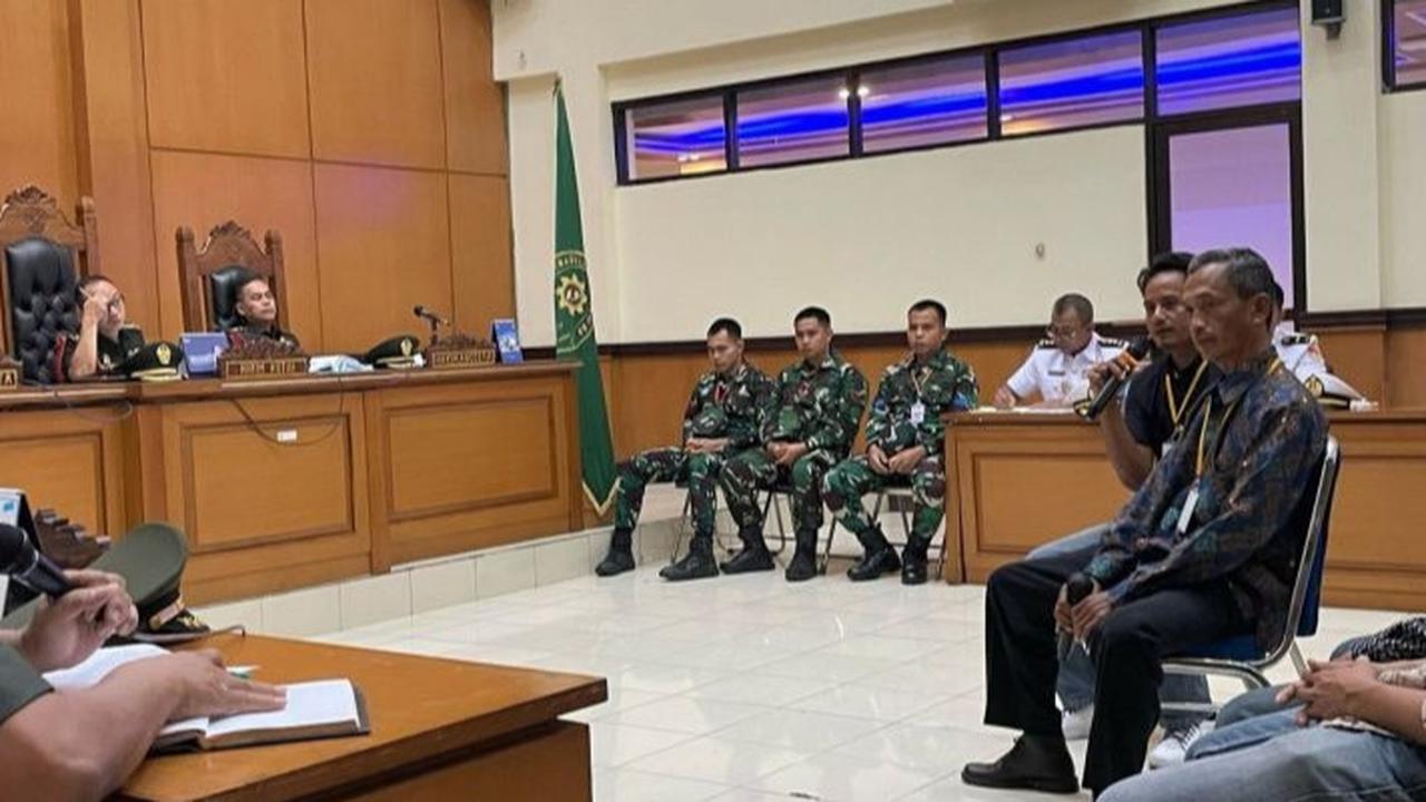 Dua Prajurit TNI Penembak Bos Rental Dituntut Hukuman Penjara Seumur Hidup