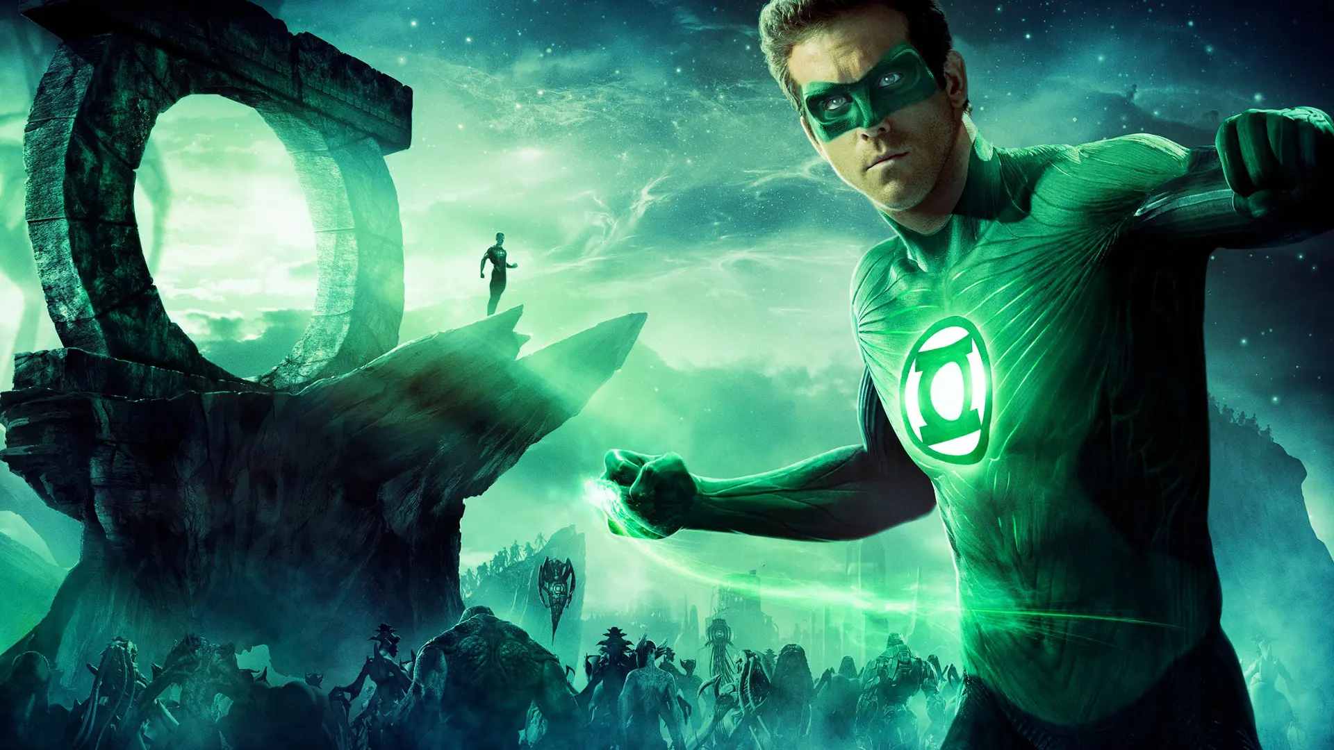 Ryan Reynolds sebagai Green Lantern (2011). (Warner Bros)