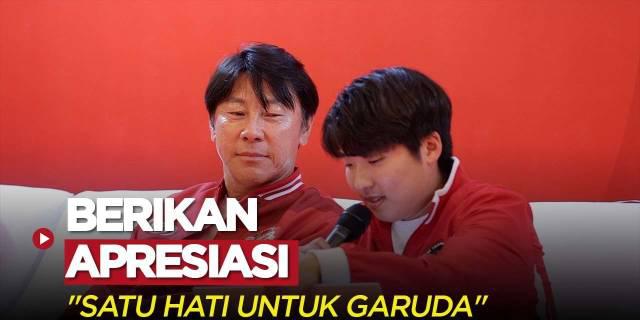 VIDEO: Shin Tae-yong Berikan Apresiasi Kampanye Satu Hati untuk Garuda yang Mendukung Timnas Indonesia U-20 di Piala Dunia U-20