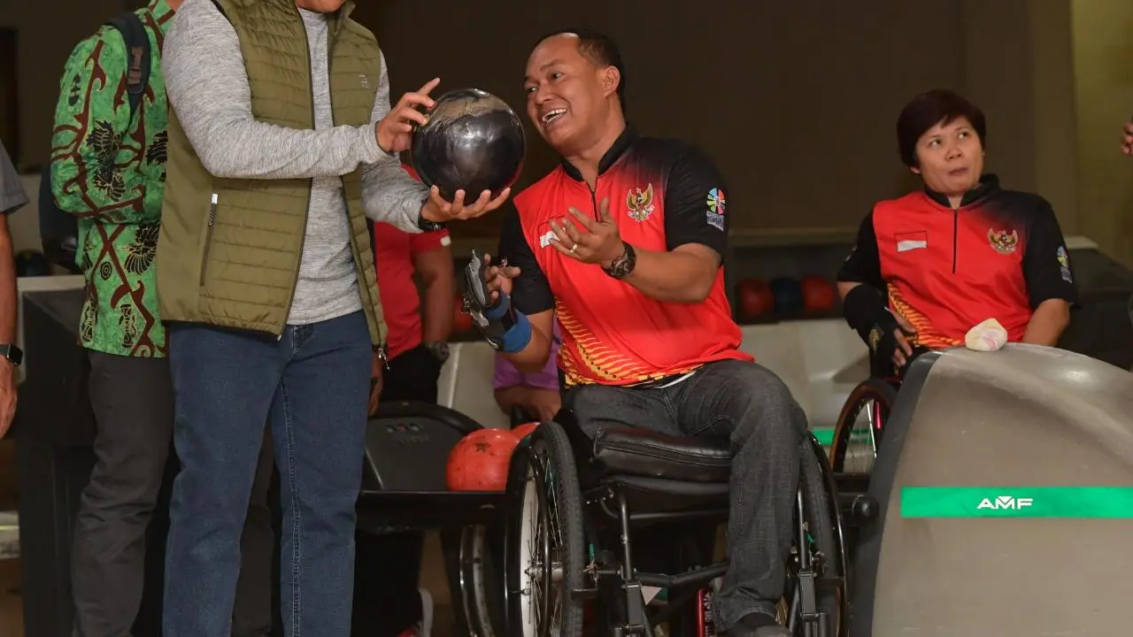 Imam Nahrawi dan atlet Asian Para Games 2018