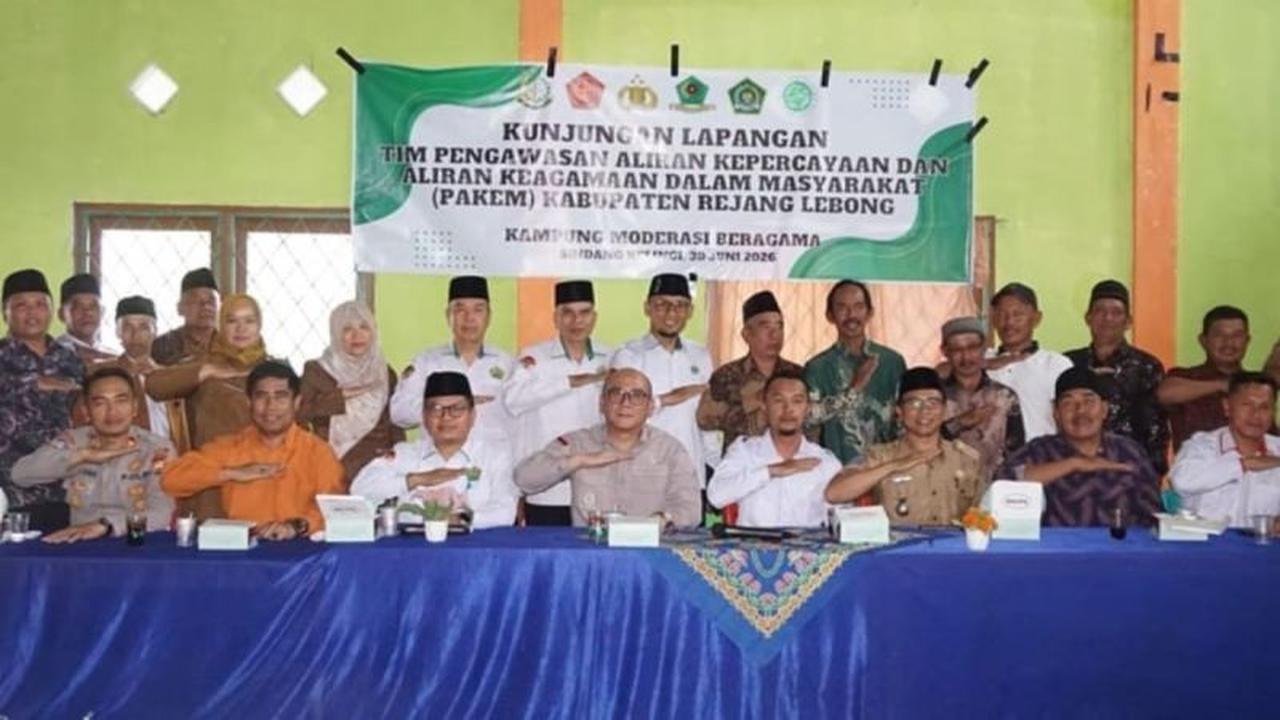 Dua Desa di Rejang Lebong Ditetapkan sebagai Percontohan Kampung Moderasi Beragama