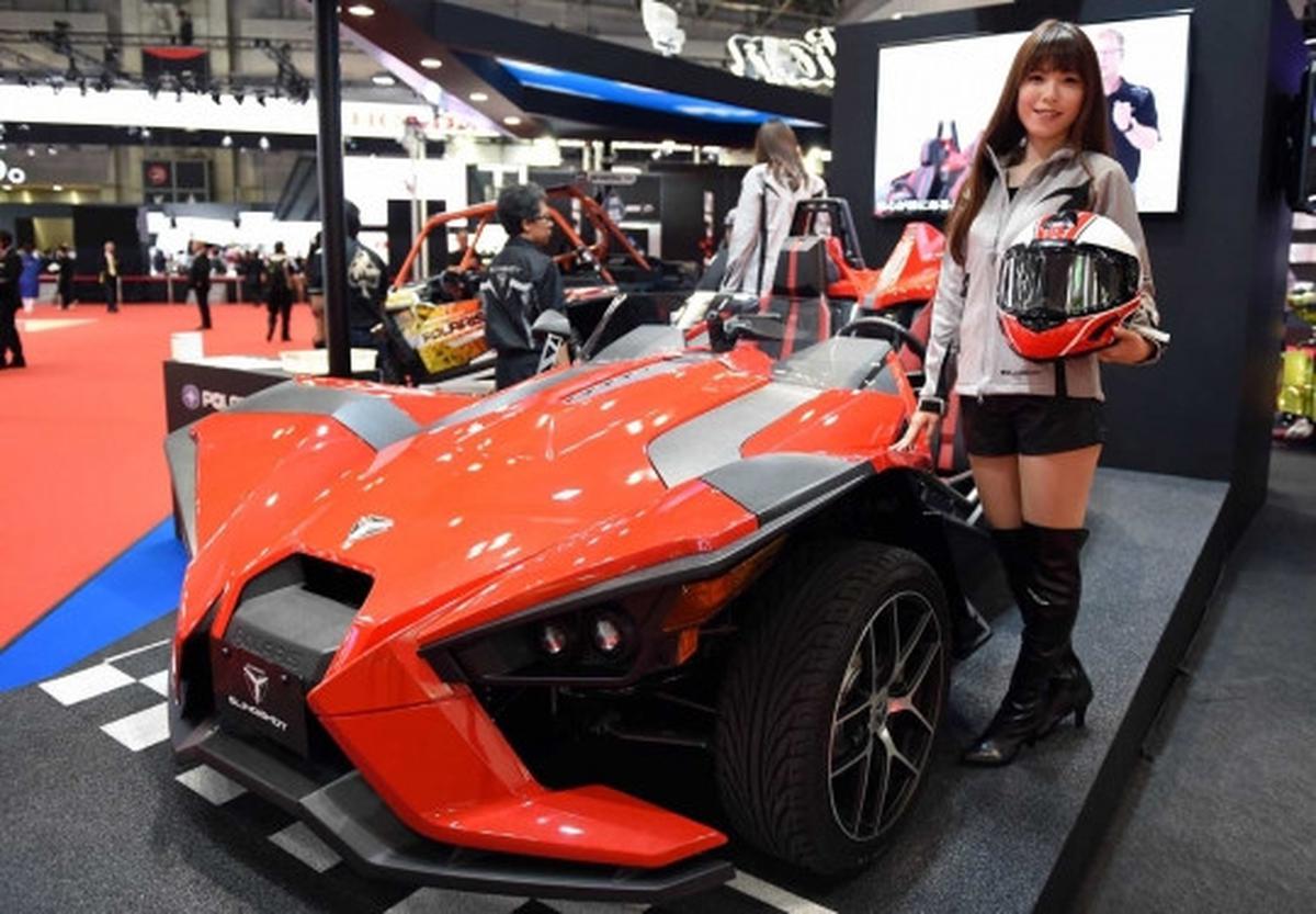Pesona model-model seksi Jepang hiasi Tokyo Auto Show