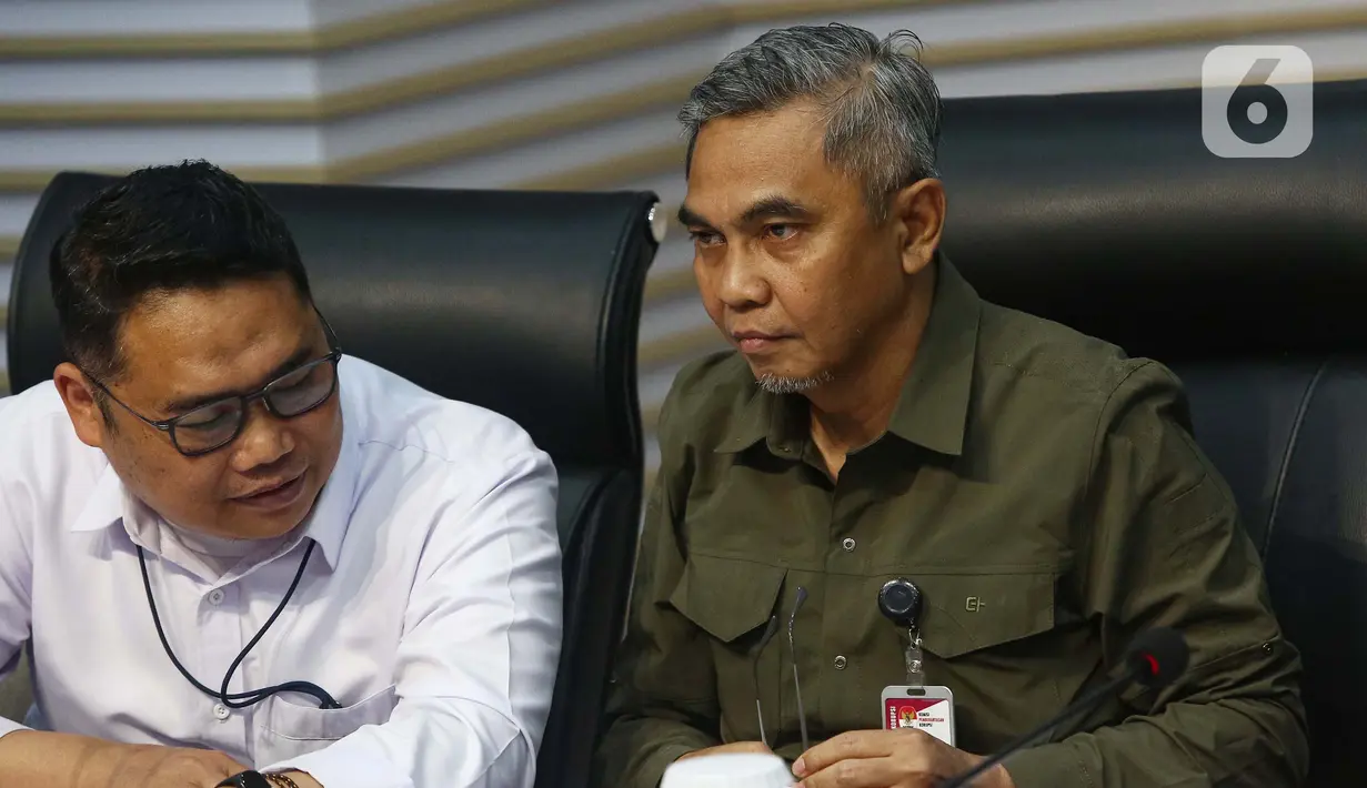 Ketua KPK Setyo Budiyanto menegaskan tak ada politisasi terkait kasus dugaan suap Harun Masiku yang menjerat Sekjen PDIP Hasto Kristiyanto. (Liputan6.com/Angga Yuniar)