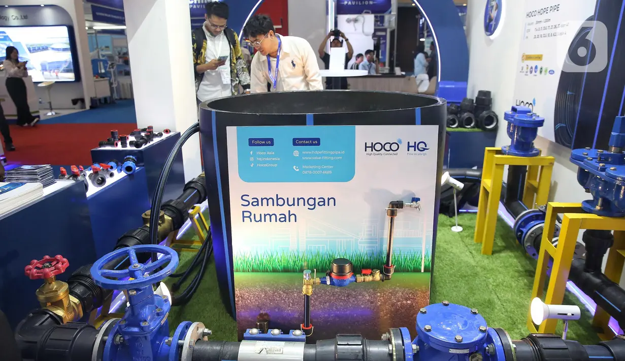 Rangkaian pameran merupakan hasil kolaborasi Napindo dengan Kementerian Pekerjaan Umum dan Perumahan Rakyat (PUPR) Republik Indonesia serta asosiasi-asosiasi pendukung lainnya. (Liputan6.com/Angga Yuniar)