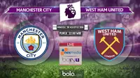 Manchester City vs West Ham United (Bola.com/Adreanus Titus)