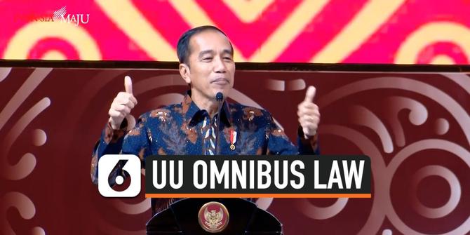 VIDEO: Jokowi Angkat Jempol jika DPR Rampungkan UU Omnibus Law