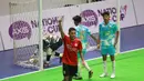 <p>Pemain SMA 8 Makassar melakukan selebrasi setelah mencetak gol ke gawang SMAN 1 Masagik pada laga semifinal AXIS Nation Cup 2023 di Istora Senayan, Jakarta, Minggu (15/10/2023). (Bola.com/M Iqbal Ichsan)</p>