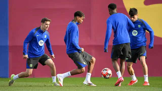 Foto: Mengintip Persiapan Barcelona dan Atalanta Jelang Bentrok di Liga Champions