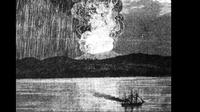 Letusan Gunung Tambora (Public Domain)