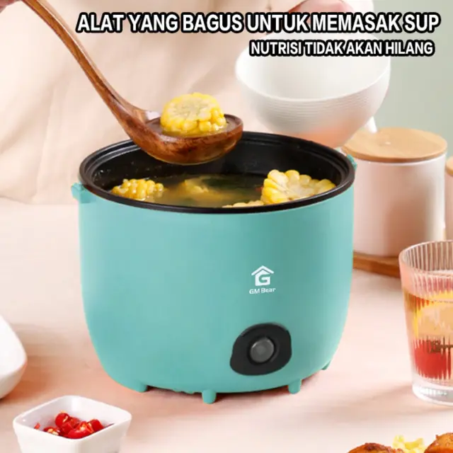 GM Bear 1693 Electric Cooking Pot Keramik 2 in 1 (Foto: Shopee GM Bear Official Shop)