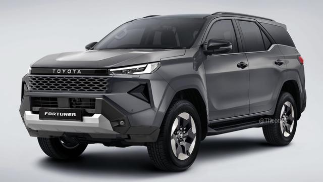 Ilustrasi Toyota Fortuner terbaru