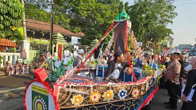 Maulid Nabi di Kota Tangerang, Lestarikan Tradisi Perahu Kalipasir Sejak 1939