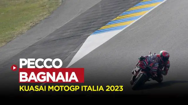 Berita video, Pecco bagnaia berhasil finish tercepat di MotoGP Italia, Minggu (11/6/23)