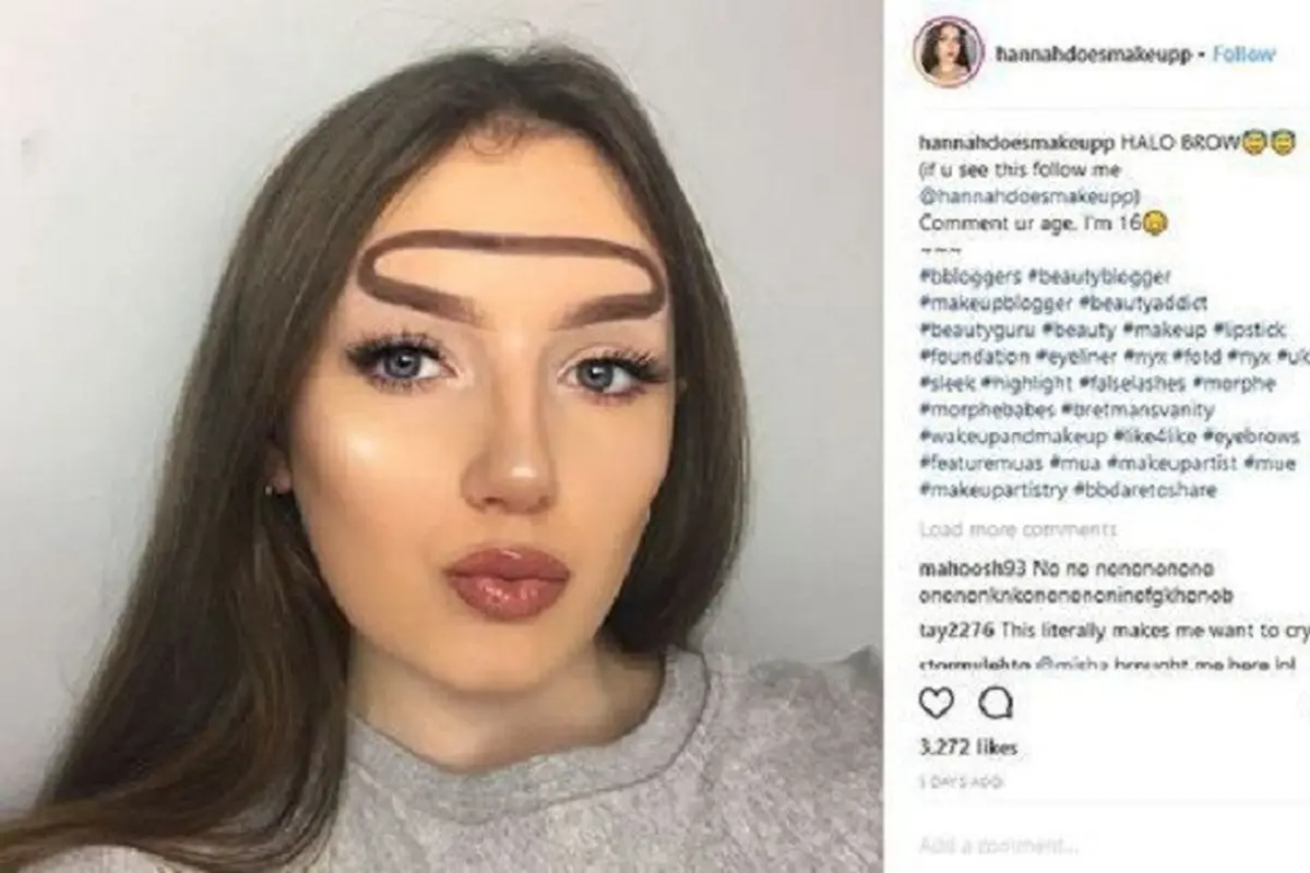 [Bintang] Super Unik, Begini Tampilan Alis Melingkar yang Sedang Viral di Social Media