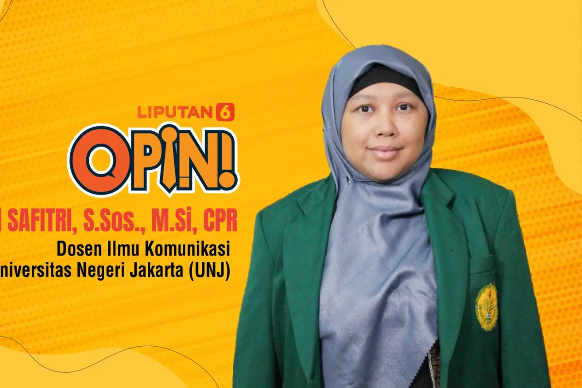 Dr. Dini Safitri, S.Sos., M.Si, CPR, Dosen Ilmu Komunikasi Universitas Negeri Jakarta (UNJ)