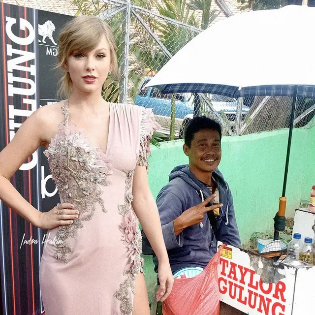 6 Editan Foto Taylor Swift Jadi Warga Indonesia Ini Kocak, Ikut dalam Pemilu