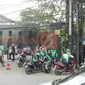 Suasana di depan kantor PT Go-Jek Indonesia. (Liputan6.com/Mochamad Wahyu Hidayat)