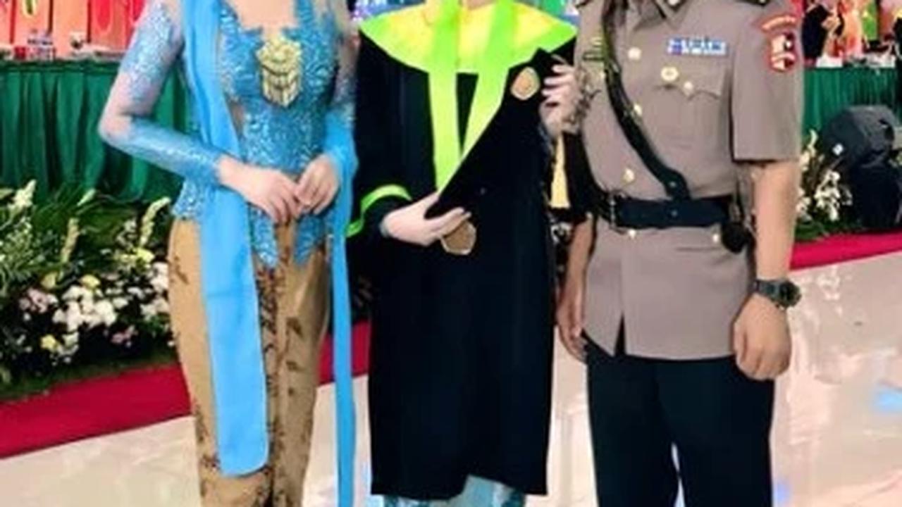 Cantik dan Berprestasi, Putri Heni Tania dan Kombes Slamet Riyadi Lulus Cumlaude