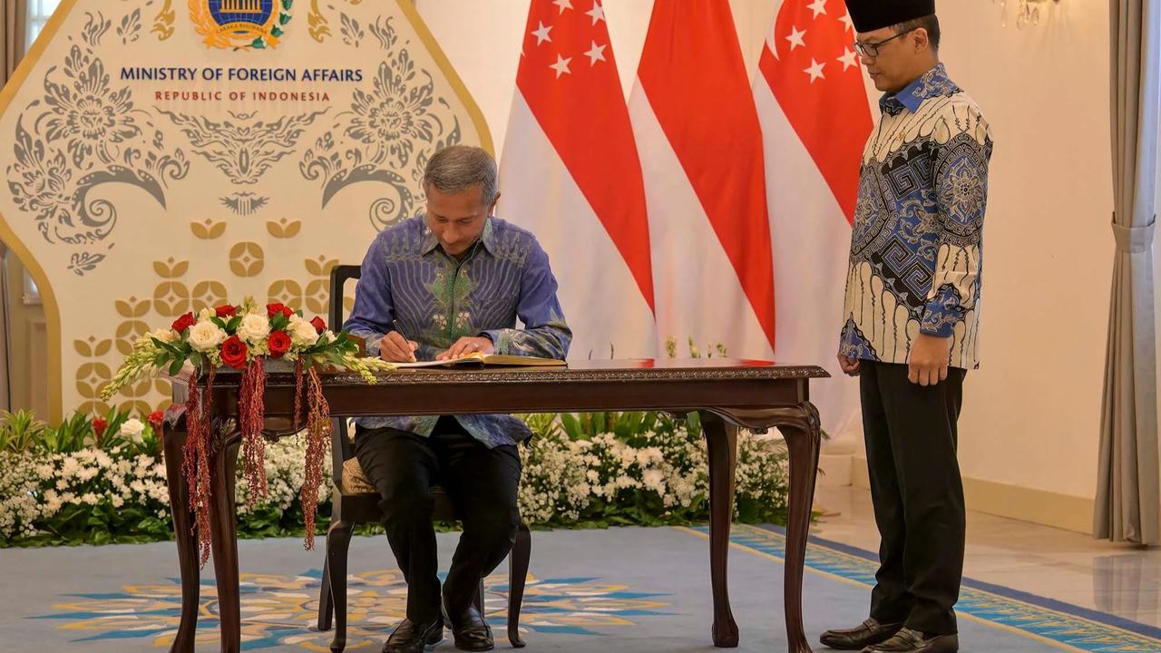 FOTO: Menlu Sugiono dan Menlu  Vivian Perkuat Kerja Sama Indonesia Singapura