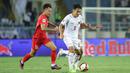 Di menit ke-23, Ragnar Oratmangoen berhasil menggandakan keunggulan Indonesia. Dan pada masa tambahan waktu Ramadhan Sananta menutup pesta gol Garuda di kandang Vietnam. Indonesia unggul 3-0 atas Vietnam. (Foto: Dok PSSI)