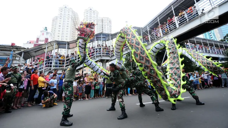 Warna Warni Budaya Indonesia Saat Karnaval Cap Go Meh 2018 di Kawasan Glodok