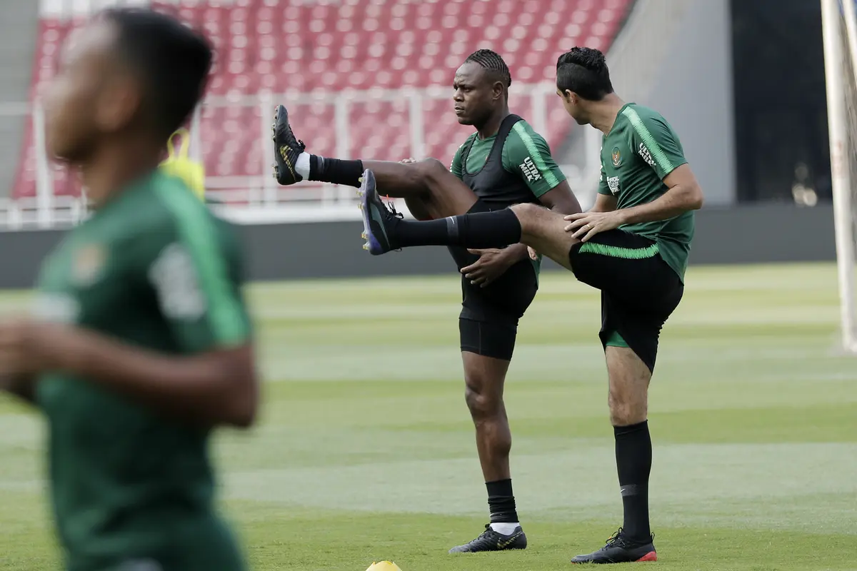 Latihan Timnas Indonesia