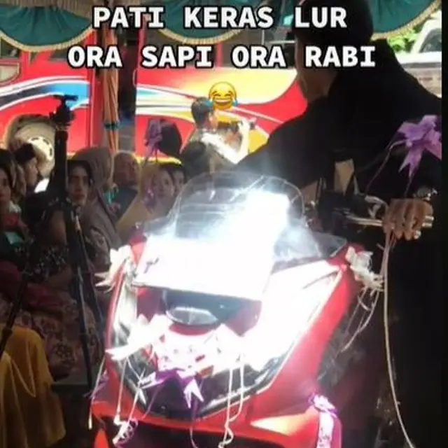 Seserahan Unik di Pati, Calon Mempelai Pria Berikan Lemari, Sapi sampai Motor