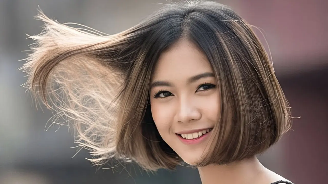 Model Rambut Bob Korea