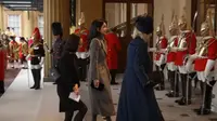 Gaya Ibu Negara Korea Selatan, Kim Jung Sook melakukan kunjungan kenegaraan ke Inggris. (Dok: YouTube Royal Family)