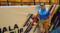Atlet bowling putri Indonesia, termasuk Tannya Roumimper, gagal mendulang medali pada ajang SEA Games 2017, Minggu (20/8/2017). (Liputan6,com/Cakrayuri Nuralam)