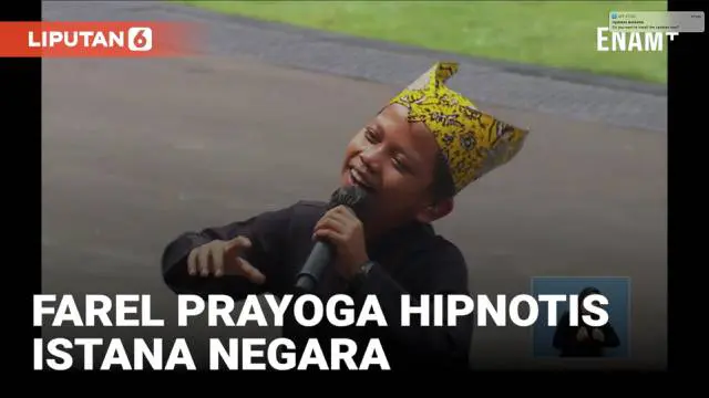 Istana negara 'pecah' saat penyanyi cilik Farel Prayoga tampil di acara perayaan HUT ke-77 Republik Indonesia. Suara merdu Farel membuat tamu ikut menyanyi dan berjoget gembira.