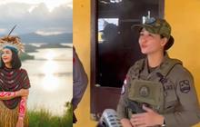 Polwan Cantik ini Ramai Disebut Mirip Veronica Tan, Sosoknya Ayu tapi Tangguh Tugas di Papua