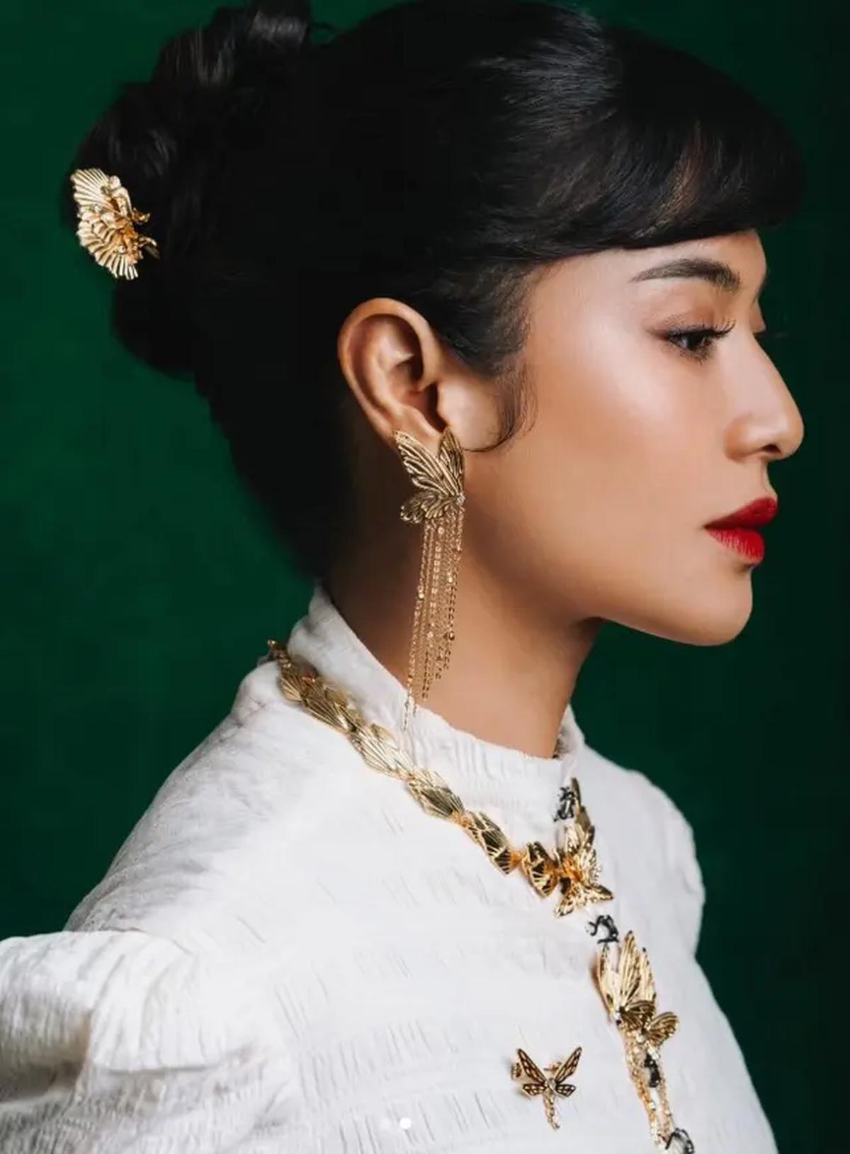 Gaya Dian Sastro dengan Bros/Instagram/@therealdisastr
