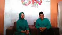 Walikota Tangerang Selatan Airin Rachmi Diany dan Benyamin Davnie (Liputan6.com/ Naomi Trisna)
