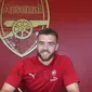 Bek Arsenal, Calum Chambers, menandatangani kontrak baru. (Arsenal)