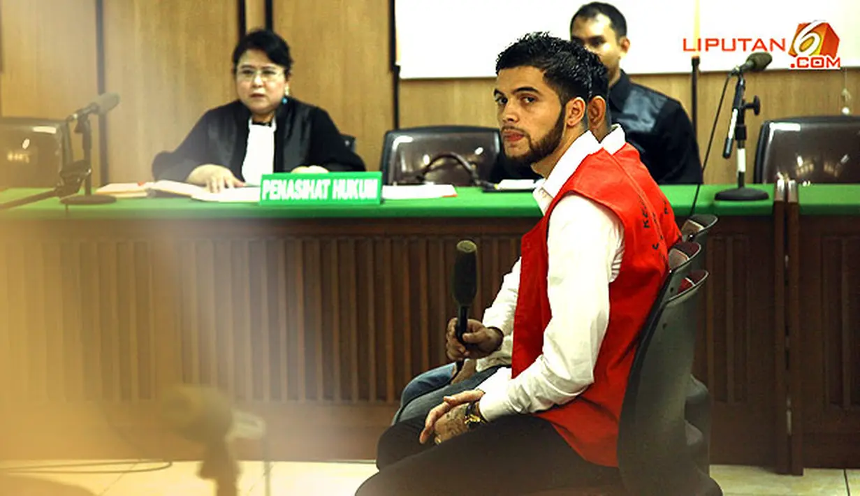 Diego dan Elsa Syarif di hadapan muka sidang. (Liputan6.com/Andrian Martinus Tunay)